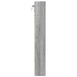 vidaXL Armoire à vitrine sonoma gris 60x8 5x58 cm bois d'ingénierie