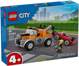 LEGO City - Set de la Dépanneuse et de la Voiture de Sport - 60435 pour Enfants