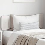 vidaXL Tête de lit blanc 90 cm bois massif de pin
