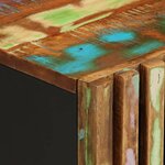 vidaXL Table de chevet 40x34x46 cm bois massif de récupération