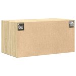 vidaXL Armoire murale chêne sonoma 80x42 5x40 cm bois d'ingénierie