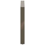 vidaXL Pieds de table à manger en U 3 pièces Acier naturel 100 x (72-73) cm Acier