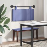 vidaXL Tête de lit suspendue Bleu denim Tissu