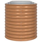 vidaXL Lit surélevé Effet Bois Métal 320 X 80 X 81 cm Durable
