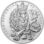Monnaie CZECH LION 5 Oz Argent 10$ Niue 2026 (PRÉCOMMANDE)