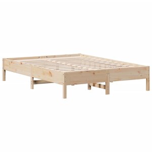 vidaXL Cadre de lit sans matelas 140x200 cm bois massif de pin