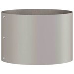 vidaXL Pots de jardin 5 Pièces Marron 30 x 30 x 20 cm Acier cuivré