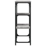 vidaXL Table console sonoma gris 89 5x28x76 cm bois d'ingénierie