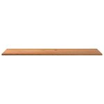 vidaXL Dessus de bureau marron clair bois chêne massif rectangulaire