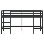 vidaXL Lit mezzanine enfants échelle 90x200 cm bois pin massif