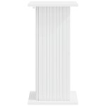 vidaXL Support de Plante 2 Pièces Blanc 30 5 x 30 x 60 5 cm