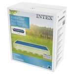 Intex Couverture solaire de piscine Bleu 716x346 cm Polyéthylène