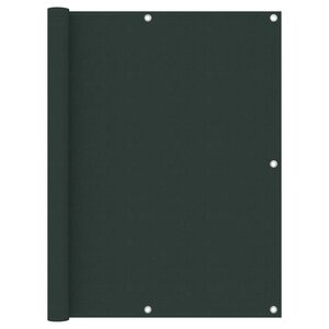 vidaXL Écran de balcon Vert foncé 120x600 cm Tissu Oxford