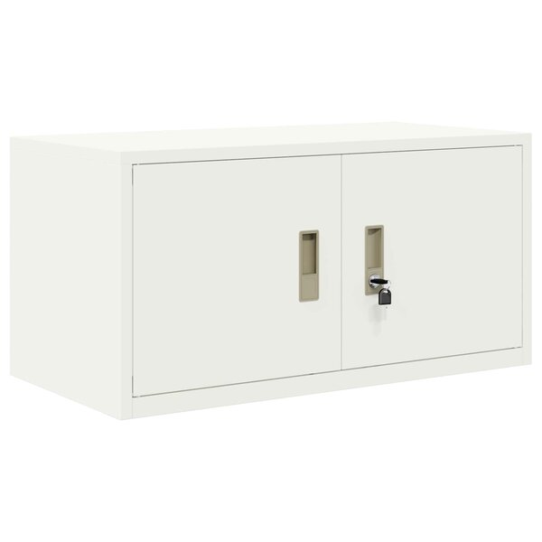 vidaXL Armoire de rangement Blanc 80 x 40 x 40 cm Acier