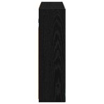 vidaXL Armoire Miroir de Salle de Bain Chêne noir 60 x 14 5 x 50 cm