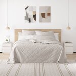 vidaXL Tables de chevet 2 Pièces Blanc 40x31x50 cm Bois de pin massif