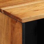 vidaXL Buffet avec étagère Marron 80 x 33 x 75 cm Bois d'acacia massif