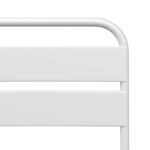 vidaXL Chaises de jardin pliantes 2 Pièces Blanc Acier