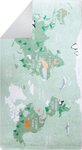 Tapis enfant MONDE 80 x 150 cm - Vert