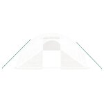 vidaXL Serre avec cadre en acier blanc 64 m² 16x4x2 m