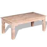 Vidaxl table basse bois d'acacia 110 x 60 x 45 cm