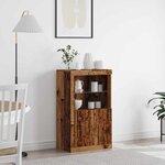 vidaXL Meuble d'appoint Bois ancien 60 5 x 37 x 100 cm