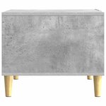 vidaXL Table basse Gris béton 90 x 50 x 40 cm Bois d'ingénierie