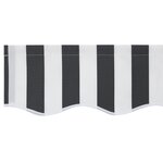 vidaXL Tissu de remplacement pour auvent pour cadre de 4x2 m en anthracite et blanc