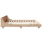 vidaXL Cadre de lit sans matelas 200x200 cm bois massif de pin