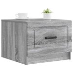 vidaXL Table basse Sonoma gris 49 x 50 x 37 cm Bois d'ingénierie