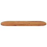 vidaXL Dessus de table 110x40x3 8 cm ovale bois massif d'acacia