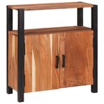 vidaXL Buffet Marron 70 x 30 x 75 cm Bois d'acacia massif