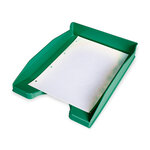Q-connect corbeille à courrier empilable - PP documents - A4+ - Vert