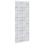 vidaXL Store roulant de douche 80x240 cm Carré
