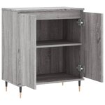 vidaXL Buffet Sonoma gris 60x35x70 cm Bois d'ingénierie