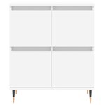vidaXL Buffets 3 Pièces Blanc Bois d'ingénierie