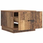 vidaXL Table basse Bois ancien 49 x 50 x 37 cm Bois d'ingénierie