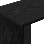 vidaXL Table d'appoint Chêne noir 35 x 25 x 50 cm Bois d'ingénierie
