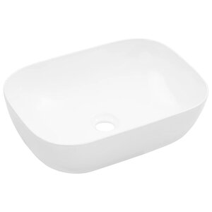 vidaXL Lavabo 45 5x32x13 cm Céramique Blanc