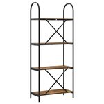 vidaXL Étagère Chêne fumé 60 x 30 x 146 cm Bois d'ingénierie
