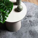 vidaXL Tapis Shaggy à poils longs NAVARRA gris clair 240x240 cm