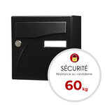 Boîte aux lettres  Préface compact Noir mat RAL 9005M