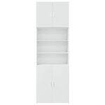 vidaXL Buffet haut blanc 80x42 5x249 cm bois d'ingénierie