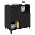 vidaXL Buffet Chêne noir 60 x 35 x 70 cm Bois d'ingénierie
