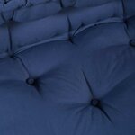 vidaXL Canapé Modulable Indigo 70 x 70 x 56 cm tissu