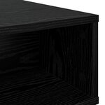 vidaXL Table basse Chêne noir 100 x 46 x 35 cm Bois d'ingénierie