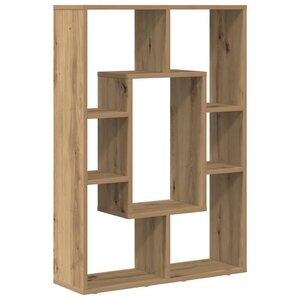 vidaXL Bibliothèque chêne artisanal 63x20x90 cm bois d'ingénierie