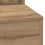 vidaXL Coiffeuse chêne artisanal 100 x 41 x 135 cm Bois d'ingénierie