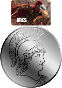 Monnaie ARES 1/1000 Oz Palladium 12$ Liberia 2026 (PRÉCOMMANDE)