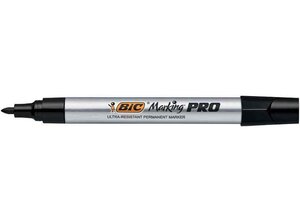 Marqueur Permanent Marking Pro Utilisation Extrême Pte Ogive Noir x 12 BIC